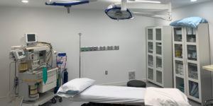 Surgery room at Bruno|Brown, a DC Area plastic surgery practice