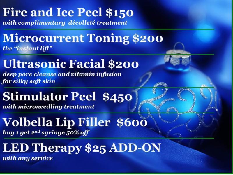 December Specials at Bruno|Brown Plastic Surgery