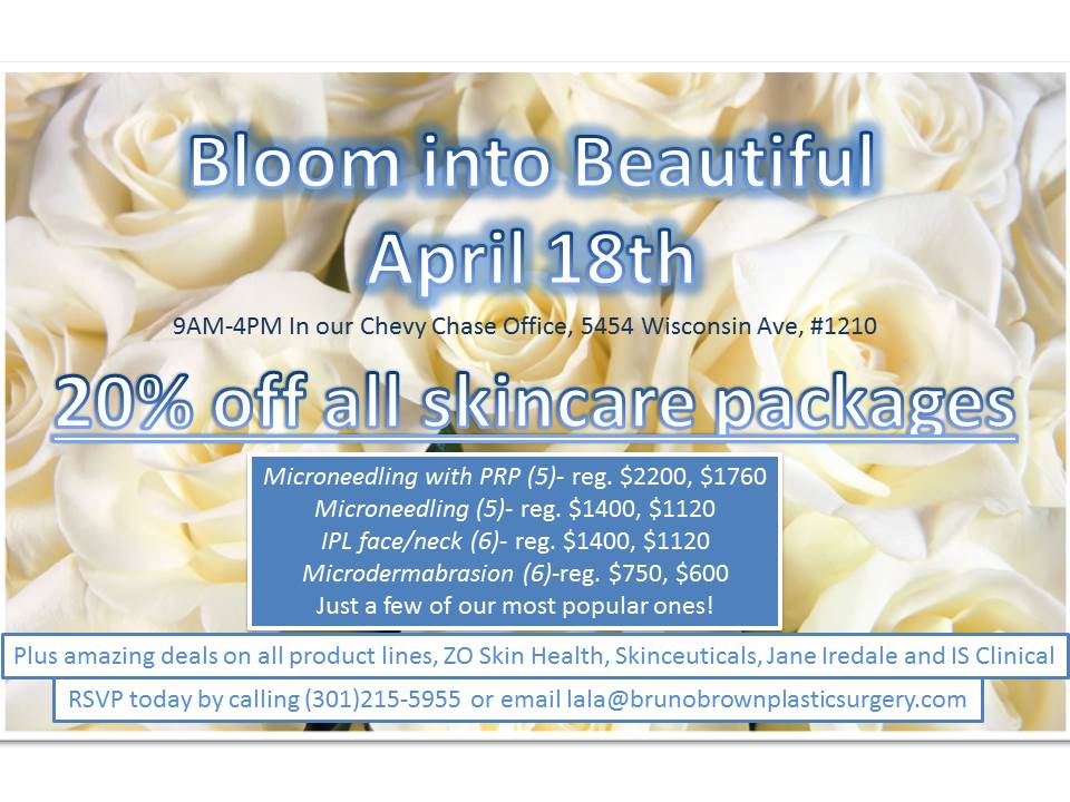 Microneedling packages PRP injections skincare packages special offer
