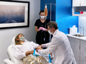 Top DC Plastic Surgeon Coleman Brown treats a patient