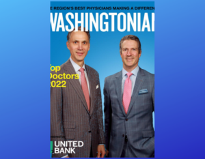 The cover of the Washingtonian magazine with the top doctors 2022