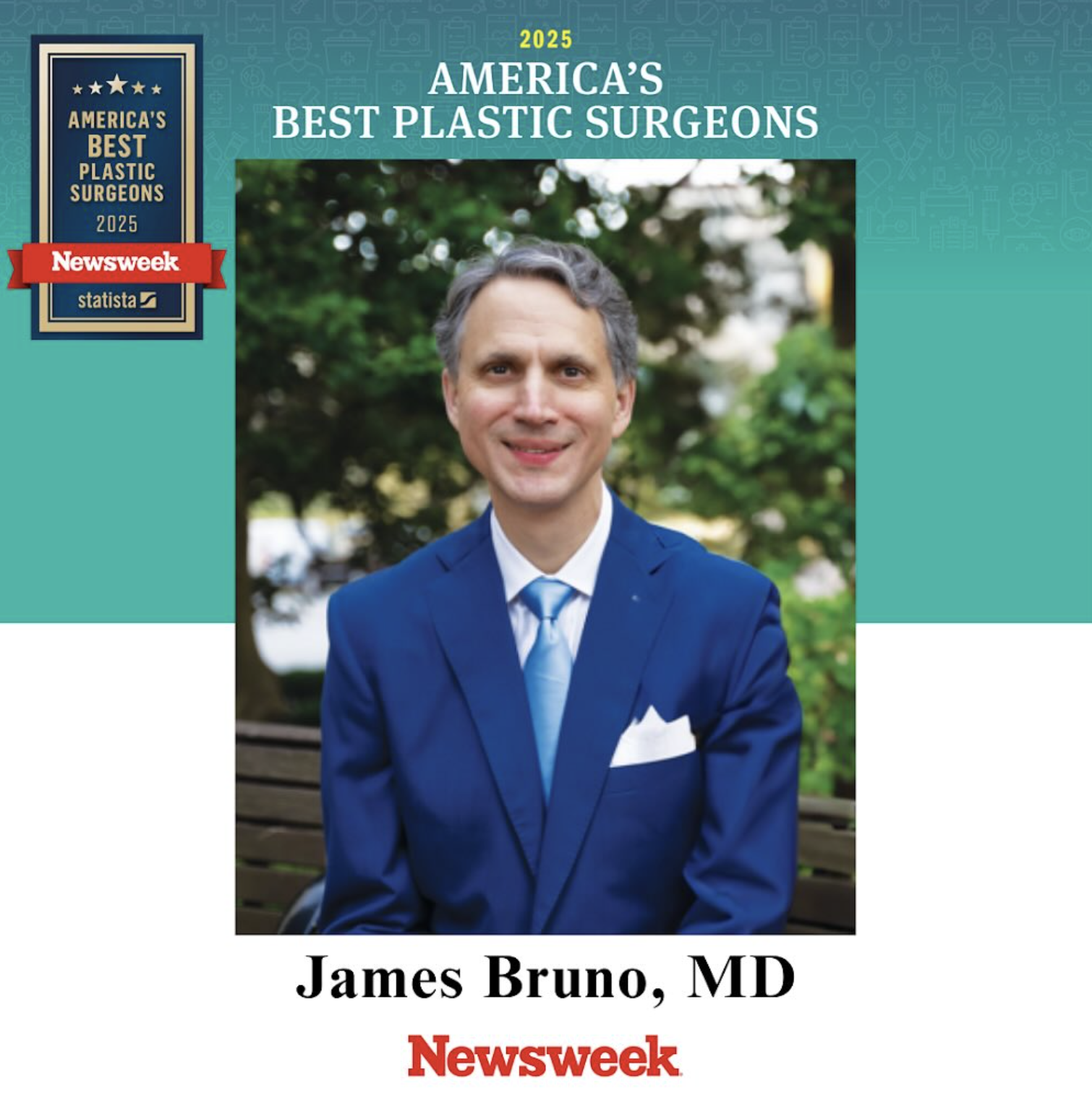 Dr. Bruno recognized in Newsweek’s 2025 America’s Best Plastic Surgeons
